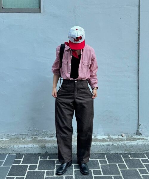 DECET(デケト)の「Curved Wide Jeans DCPT033CPBrown(デニムパンツ・レディース・その他・26/28/30/32/34)」の2枚目の写真