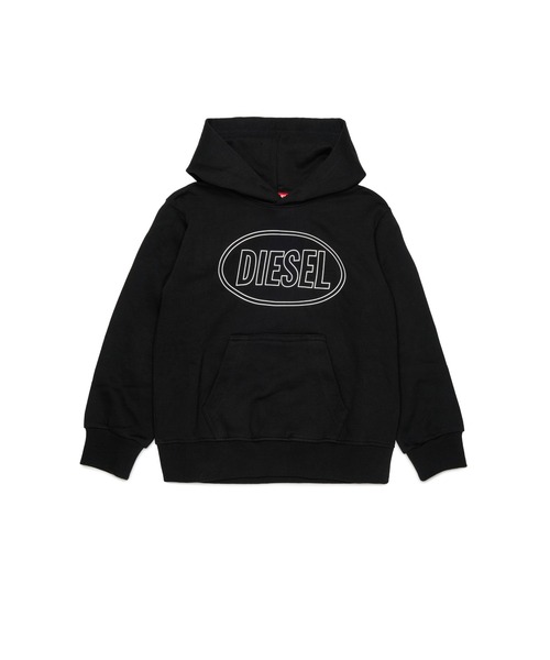 DIESEL(ディーゼル)の「キッズ プルオーバーパーカー SCIRCLEHOOD OVER(パーカー・キッズ・ブラック/カーキ・10Y/4Y/16Y/6Y/12Y/8Y/14Y)」の5枚目の写真