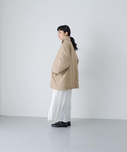 かぐれ（カグレ）の「コットンダウンジャケット（ダウンジャケット/コート・レディース・ベージュ/スミクロ・FREE）」の15枚目の写真