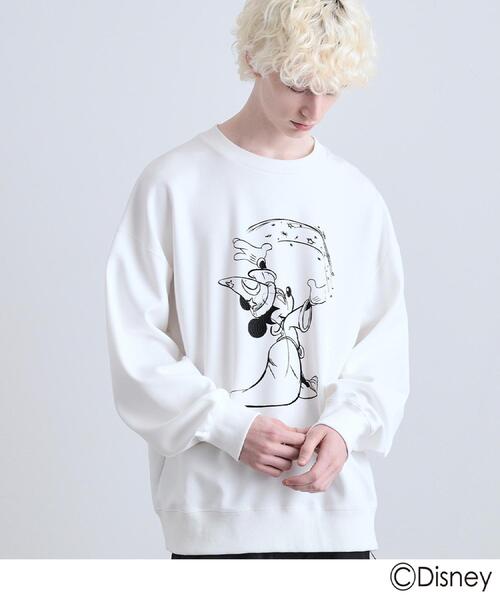 Disney(ディズニー)の「ディズニーカプセルコレクション『ファンタジア』クルーネック(Tシャツ/カットソー・メンズ・ブラック/ホワイト/グレー系・02/03/01)」の6枚目の写真
