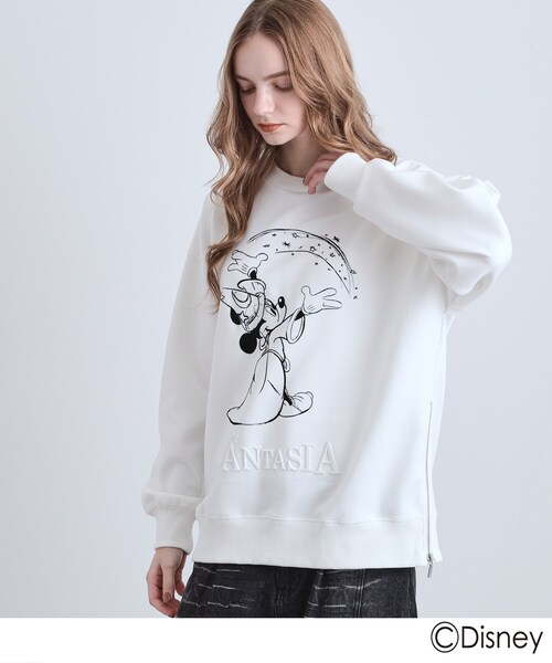 Disney(ディズニー)の「ディズニーカプセルコレクション『ファンタジア』クルーネック(Tシャツ/カットソー・メンズ・ブラック/ホワイト/グレー系・02/03/01)」の10枚目の写真