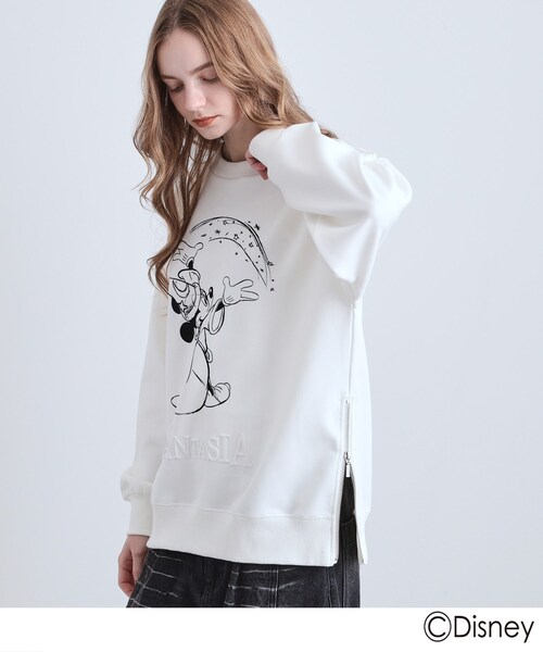 Disney(ディズニー)の「ディズニーカプセルコレクション『ファンタジア』クルーネック(Tシャツ/カットソー・メンズ・ブラック/ホワイト/グレー系・02/03/01)」の11枚目の写真