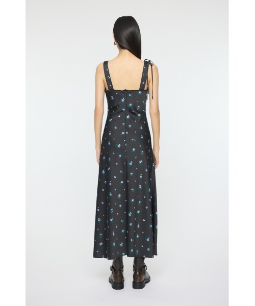 MOUSSY（マウジー）の「【26年SS新作】FLORAL FLARE ドレス（ワンピース・レディース・ブラック/オフホワイト・FREE）」の7枚目の写真
