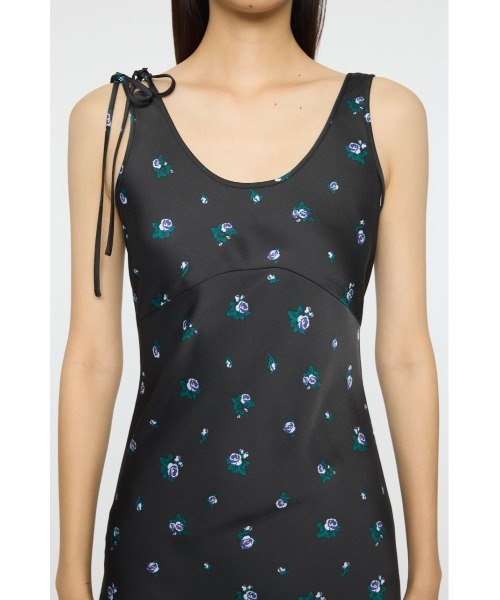 MOUSSY（マウジー）の「【26年SS新作】FLORAL FLARE ドレス（ワンピース・レディース・ブラック/オフホワイト・FREE）」の8枚目の写真