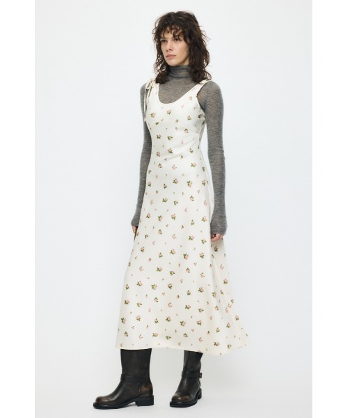 MOUSSY（マウジー）の「【26年SS新作】FLORAL FLARE ドレス（ワンピース・レディース・ブラック/オフホワイト・FREE）」の16枚目の写真