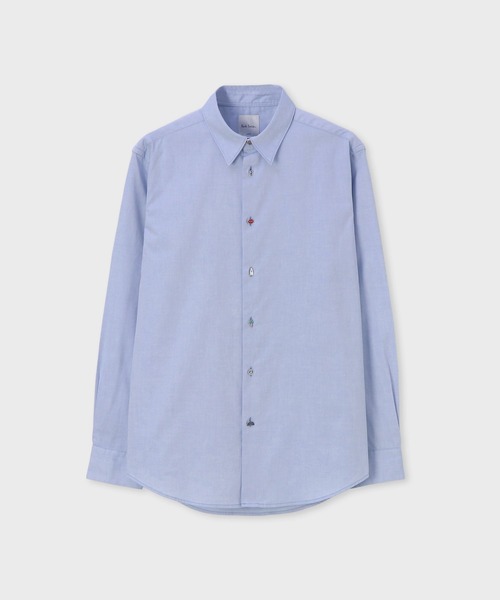 Paul Smith（ポールスミス）の「チャームボタン カジュアルシャツ / 163313 901UC（シャツ/ブラウス・メンズ・ライトブルー/ネイビー/ホワイト・X-LARGE/LARGE/MEDIUM/SMALL/XX-LARGE）」の3枚目の写真