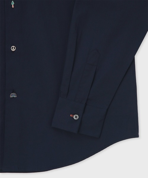 Paul Smith（ポールスミス）の「チャームボタン カジュアルシャツ / 163313 901UC（シャツ/ブラウス・メンズ・ライトブルー/ネイビー/ホワイト・X-LARGE/LARGE/MEDIUM/SMALL/XX-LARGE）」の5枚目の写真