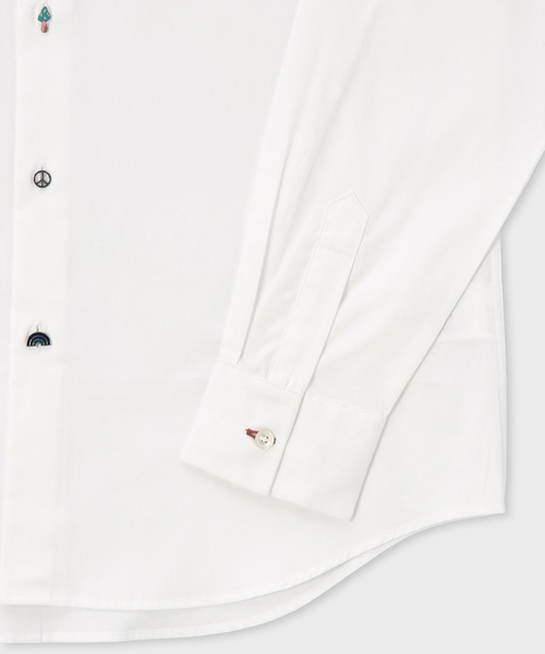 Paul Smith（ポールスミス）の「チャームボタン カジュアルシャツ / 163313 901UC（シャツ/ブラウス・メンズ・ライトブルー/ネイビー/ホワイト・X-LARGE/LARGE/MEDIUM/SMALL/XX-LARGE）」の9枚目の写真