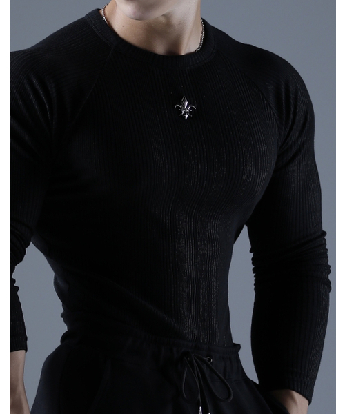 CARMID(カミド)の「クルーネックニットマッスルフィット長袖Tシャツ(ニット/セーター・メンズ・その他・1/2/3)」の5枚目の写真