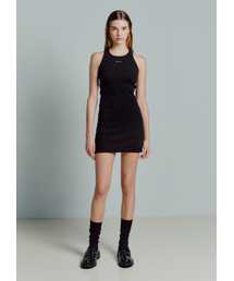 MINA SONG（ミナソン）の「ESSENTIAL RIB DRESS - BLACK（ワンピース）」