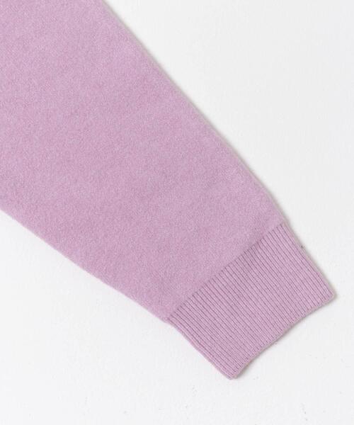 URBAN RESEARCH DOORS（アーバンリサーチドアーズ）の「ボートネックスムースプルオーバー（ニット/セーター・レディース・オフホワイト/パープル系その他/ブルー系その他/グレー・FREE）」の5枚目の写真