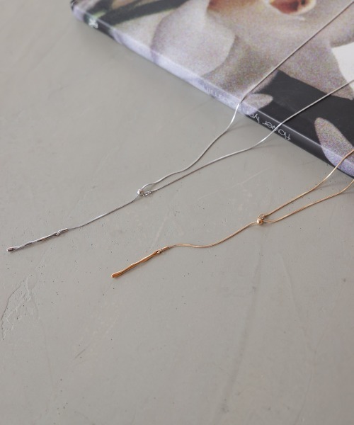 Bou Jeloud（ブージュルード）の「センターシズクスライトネックレス（ネックレス・レディース・シルバー/ゴールド・ONESIZE）」の8枚目の写真