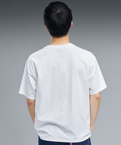 PUMA（プーマ）の「PUMA/プーマ 半袖 Tシャツ 637335（Tシャツ/カットソー・メンズ・ホワイト/ブラック・M/L/XL）」の4枚目の写真