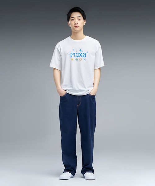 PUMA（プーマ）の「PUMA/プーマ 半袖 Tシャツ 637335（Tシャツ/カットソー・メンズ・ホワイト/ブラック・M/L/XL）」の5枚目の写真