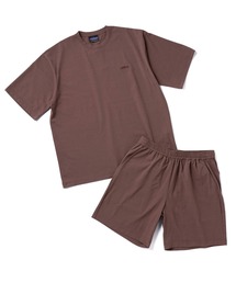 SHORT SLEEVE T-SHIRT & SHORT PANTS SET LUXELEAF JERSEY/ショートスリーブ ティーシャツ＆ショートパンツセット
