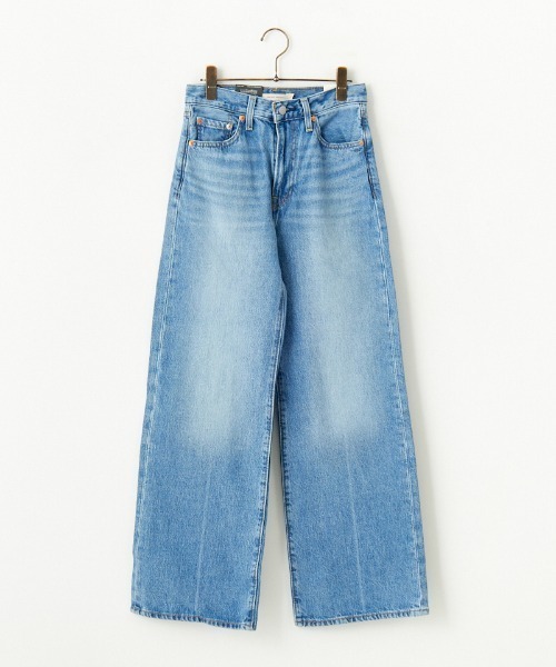 LEVI'S/リーバイス] RIBCAGE ワイドシルエット ハイライズストレート