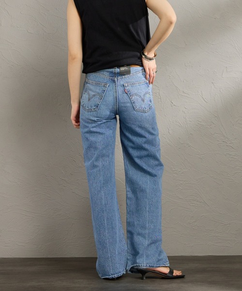 ★新品未使用★LevisRIBCAGEワイドシルエットハイライズストレートデニム LEVI'S/リーバイス] RIBCAGE ワイドシルエット ハイライズストレート