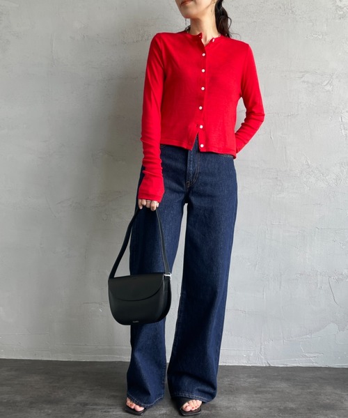 LEVI'S/リーバイス] RIBCAGE ワイドシルエット ハイライズストレート