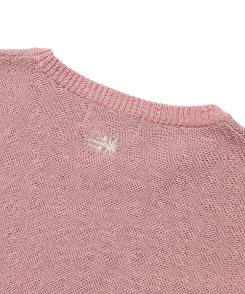 NICE GHOST CLUB(ナイスゴーストクラブ)の「KIDNAPPING BIG BIG KNIT TEE_DUST PINK(NG2EMUK604A)(ニット/セーター・レディース・その他・S/M/L)」の6枚目の写真