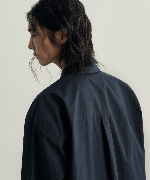 ROTEMBER（ローテンバー）の「ナチュラルウォッシュ60番手コットンシャツ[MIDNIGHT NAVY]（シャツ/ブラウス・メンズ・その他・MEDIUM/LARGE/X-LARGE）」の3枚目の写真