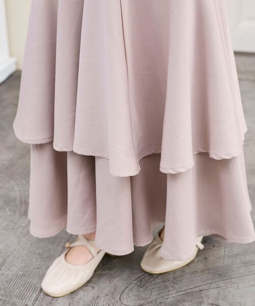 MAJESTIC LEGON（マジェスティックレゴン）の「キラキラレースアップマーメイドスカート（スカート・レディース・アイボリー/ピンクベージュ/ブラック/グレー・MEDIUM/SMALL）」の19枚目の写真