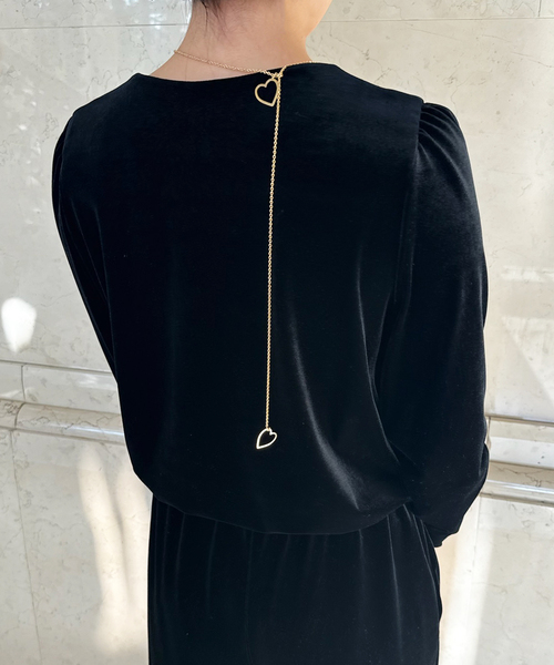 SASKIA DIEZ/サスキア ディツ】HEARTS NECKLACE GOLD（ネックレス