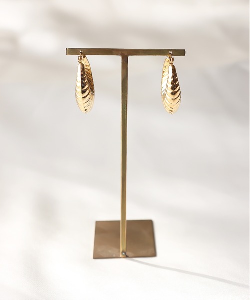 MIXTO（ミスト）の「サージカルステンレス ヴィンテージ風 ピアス（ピアス（両耳用）・レディース・シルバー/ゴールド・ONE SIZE）」の3枚目の写真