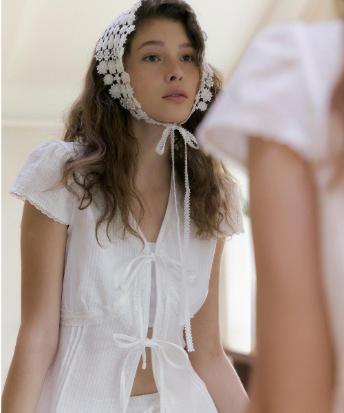 LUCIR ZU（ルシールズ）の「Havana Lace Blouse (ivory)（シャツ/ブラウス・レディース・その他・FREE）」の3枚目の写真