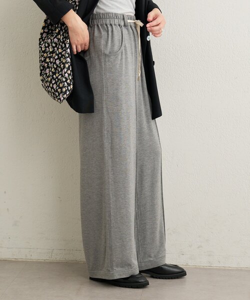Omekashi（オメカシ）の「トロミ裏毛パンツ（スウェットパンツ・レディース・グレー/チャコールグレー・36/38）」の6枚目の写真