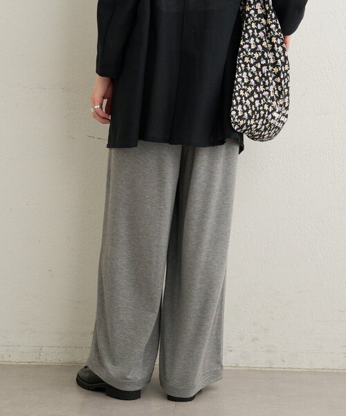 Omekashi（オメカシ）の「トロミ裏毛パンツ（スウェットパンツ・レディース・グレー/チャコールグレー・36/38）」の7枚目の写真