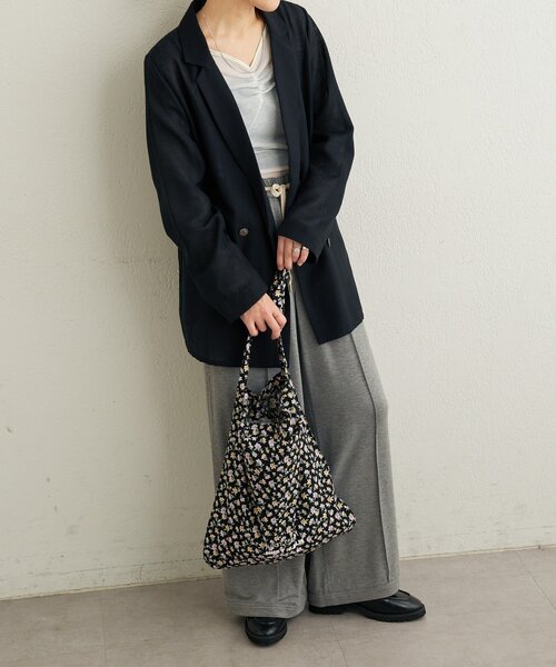 Omekashi（オメカシ）の「トロミ裏毛パンツ（スウェットパンツ・レディース・グレー/チャコールグレー・36/38）」の15枚目の写真