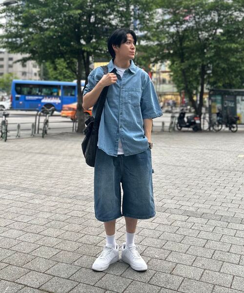 eastserviceshop(イーストサービスショップ)の「Denim Dyed Cross Bag - Black(メッセンジャーバッグ・レディース・その他・FREE)」の7枚目の写真