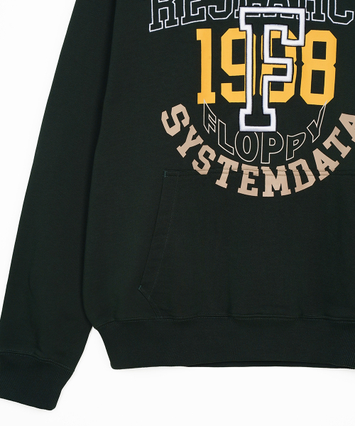 FDR(エフディーアール)の「Volume Layered F Lettering Hoodie Forest Green(パーカー・メンズ・その他・S/M/L)」の4枚目の写真