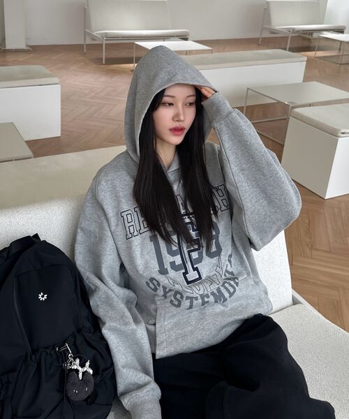 FDR(エフディーアール)の「Volume Layered F Lettering Hoodie Forest Green(パーカー・メンズ・その他・S/M/L)」の8枚目の写真