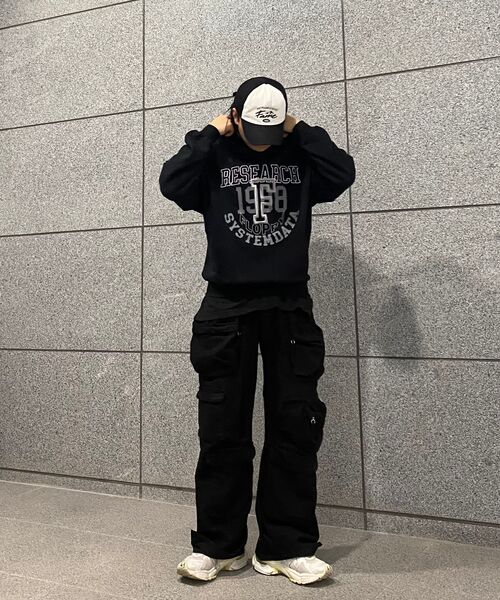 FDR(エフディーアール)の「Volume Layered F Lettering Hoodie Forest Green(パーカー・メンズ・その他・S/M/L)」の12枚目の写真