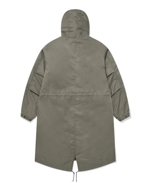 COVERNAT(カバーナット)の「ダッフルフィッシュテールパーカーオリーブ(ミリタリージャケット・レディース・その他・L/M/S/XL)」の2枚目の写真