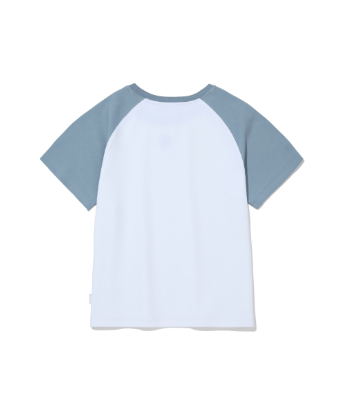 MARDMARD（マードマード）の「クロエ ラグラン ロゴTシャツ-ブルーグレー（Tシャツ/カットソー・レディース・その他・FREE）」の2枚目の写真