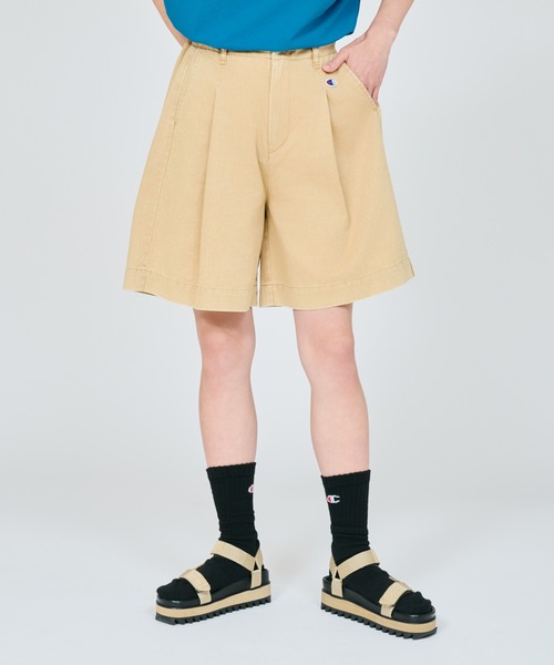 Champion(チャンピオン)の「【Champion/チャンピオン】レディース ショーツ(その他パンツ・レディース・ダークブラウン/ダークネイビー/ベージュ・LARGE/MEDIUM)」の1枚目の写真