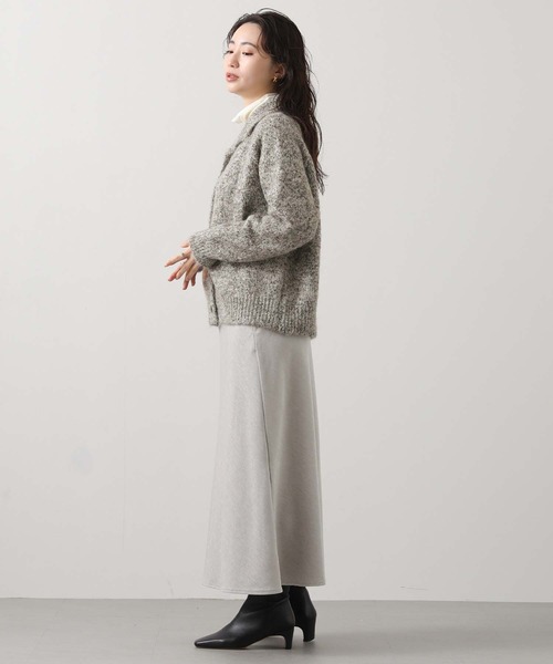 Gready Brilliant（グレディブリリアン）の「【WEB限定】スタンドネックニットカーディガン（カーディガン/ボレロ・レディース・チャコールグレー/ベージュ/ブラウン・FREE）」の17枚目の写真