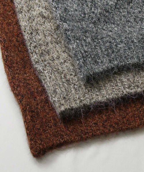 Gready Brilliant（グレディブリリアン）の「【WEB限定】スタンドネックニットカーディガン（カーディガン/ボレロ・レディース・チャコールグレー/ベージュ/ブラウン・FREE）」の5枚目の写真