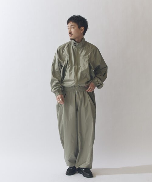 Lui's（ルイス）の「シルク混ソフトタッチブルゾン（ブルゾン・メンズ・オリーブ/ブラック・M/S）」の10枚目の写真