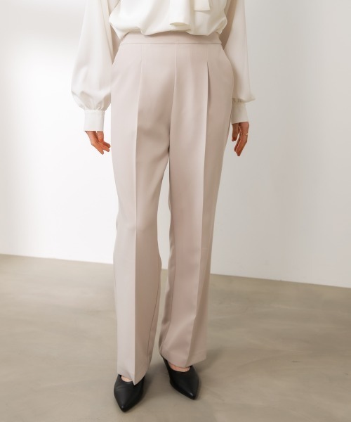 Bou Jeloud(ブージュルード)の「【はあちゅう*Bou Jeloud】ストレッチテーパードパンツ(その他パンツ・レディース・グレイッシュベージュ/ブラック/ネイビー・38/40)」の12枚目の写真