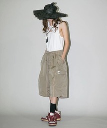 my beautiful landlet（マイビューティフルランドレット）の「【my beautiful landlet】 NYLON TAFFETA WATER PROOF WIDE HALF PANTS（その他パンツ）」