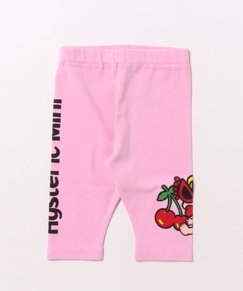 HYSTERIC MINI(ヒステリックミニ)の「MINI&FRIENDS 5分丈レギンス(その他パンツ・キッズ・ベビーピンク/ブラック・100/110)」の2枚目の写真