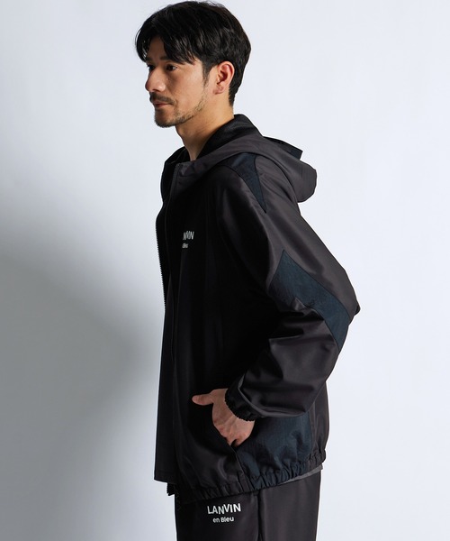 LANVIN en Bleu（ランバンオンブルー）の「【セットアップ対応】パフォーマンス フーデッド ジャケット（ブルゾン・メンズ・ブラック・48/50/52）」の4枚目の写真