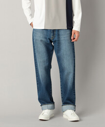 COMME CA MEN（コムサメン）の「エイジング加工 セルビッチデニムパンツ（デニムパンツ）」