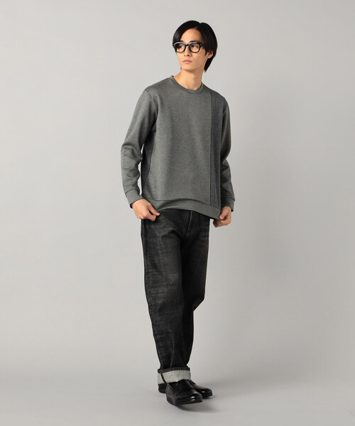 COMME CA MEN(コムサメン)の「エイジング加工 セルビッチデニムパンツ(デニムパンツ・メンズ・ブラック・M/L)」の2枚目の写真