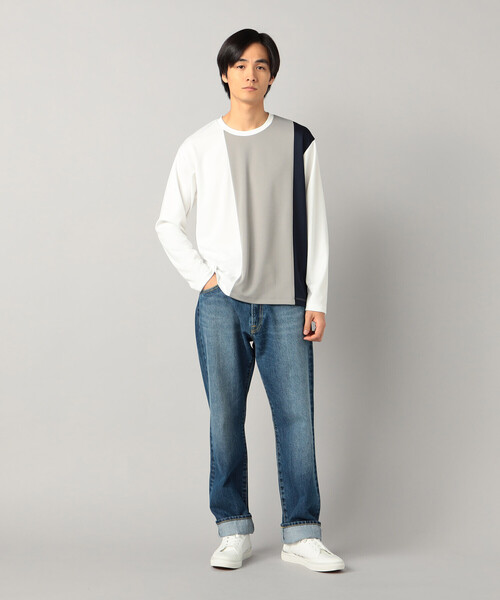 COMME CA MEN(コムサメン)の「エイジング加工 セルビッチデニムパンツ(デニムパンツ・メンズ・ブラック・M/L)」の7枚目の写真