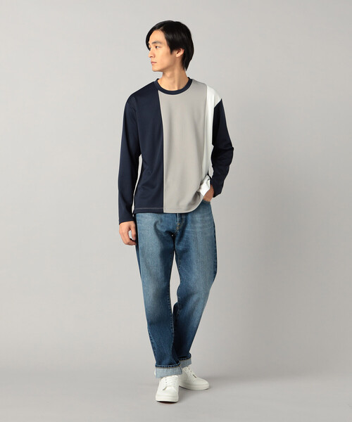 COMME CA MEN(コムサメン)の「エイジング加工 セルビッチデニムパンツ(デニムパンツ・メンズ・ブラック・M/L)」の9枚目の写真