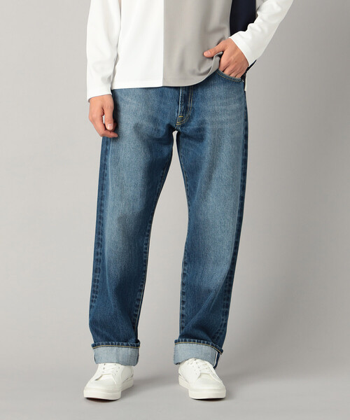 COMME CA MEN(コムサメン)の「エイジング加工 セルビッチデニムパンツ(デニムパンツ・メンズ・ブラック・M/L)」の12枚目の写真